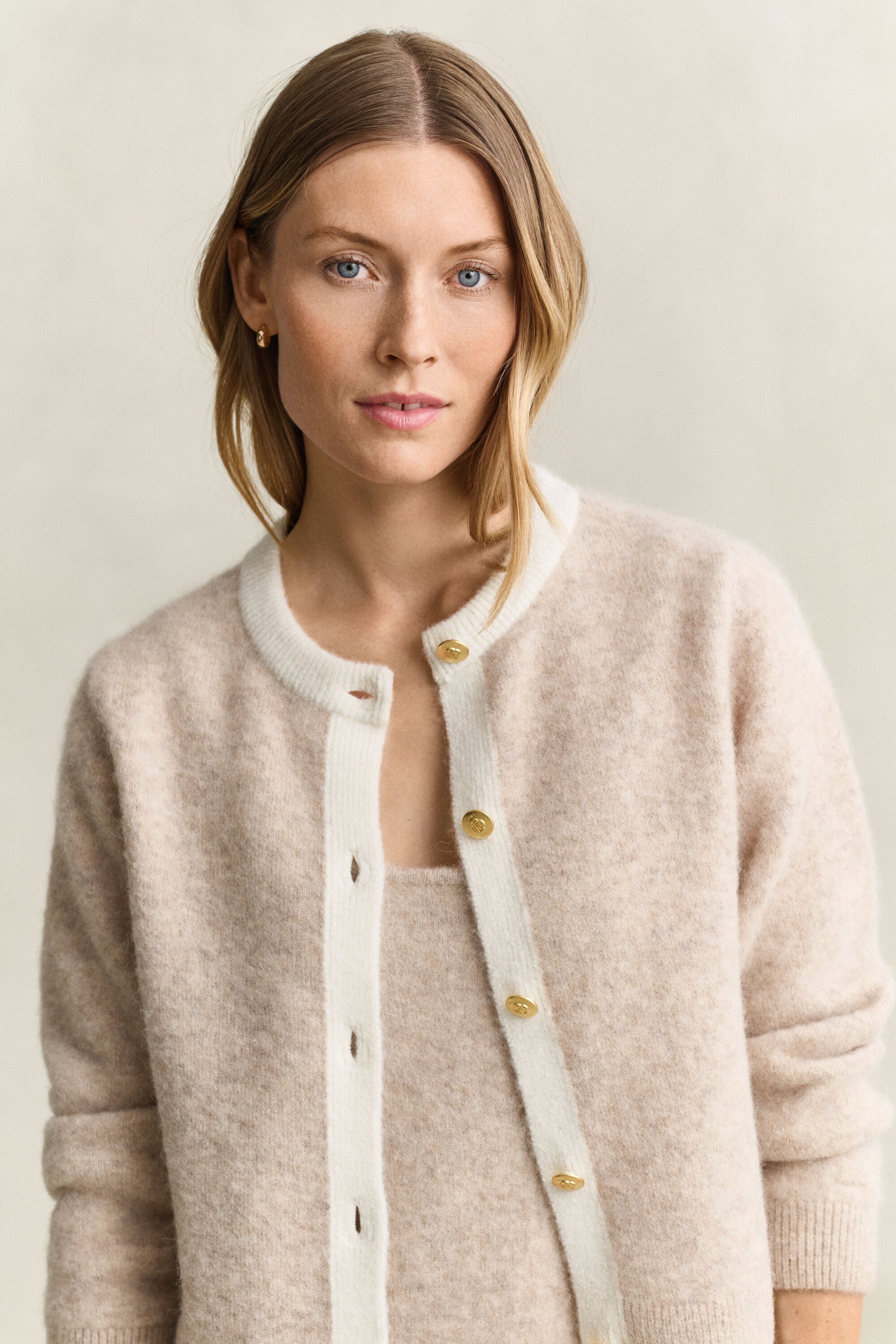 Alpaca Wool Blend Cardigan