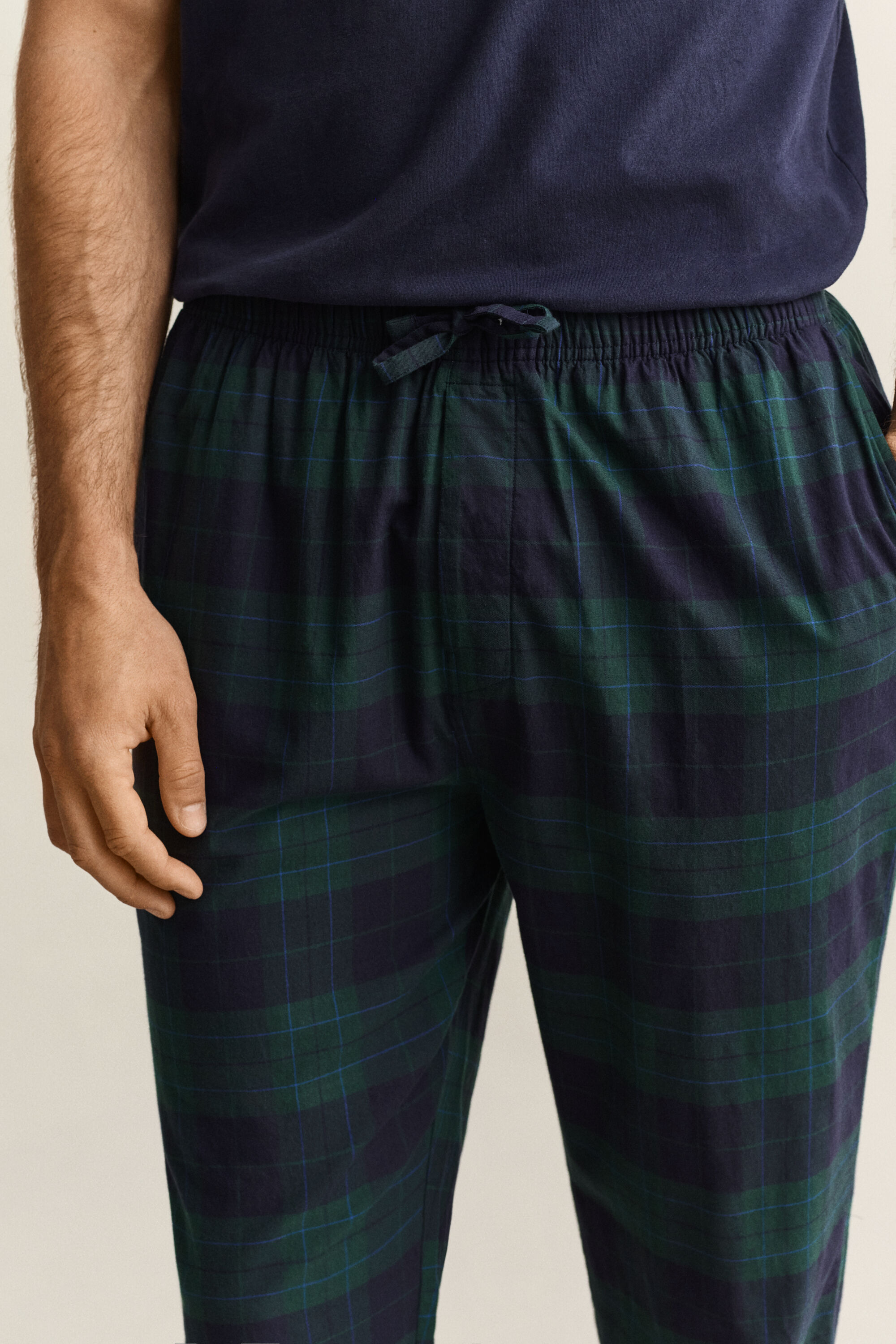 Checked Flannel Pajama Pants