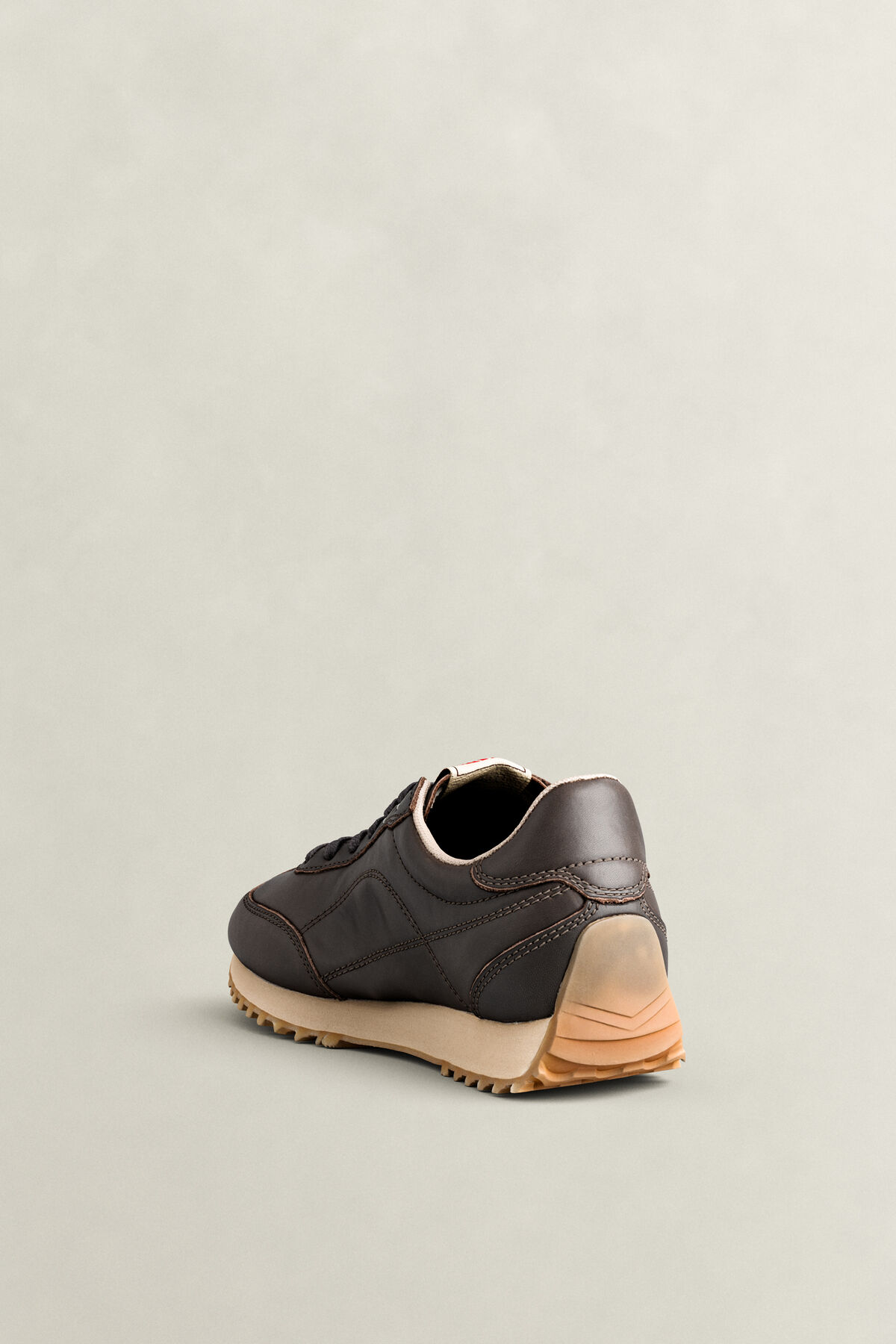 Beja Leather Sneakers — DARK BROWN