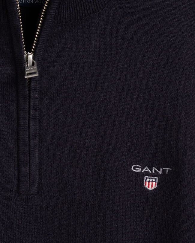 Cotton Wool Half-Zip Sweater