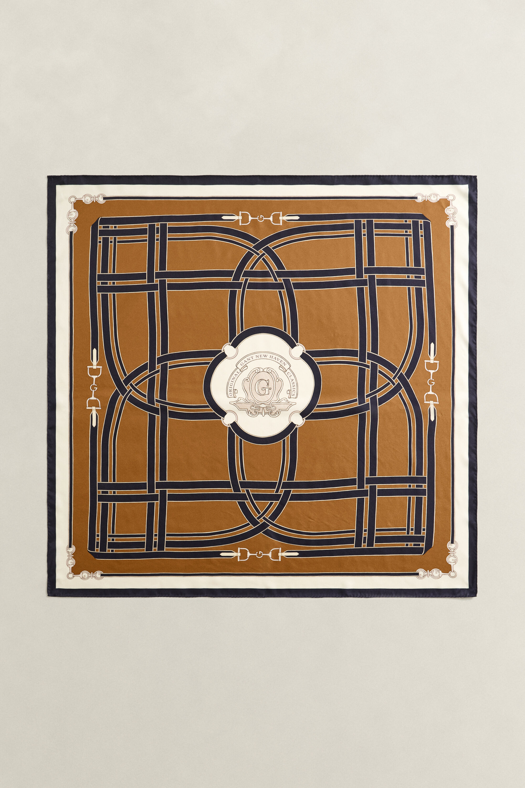 Chain Print Silk Scarf