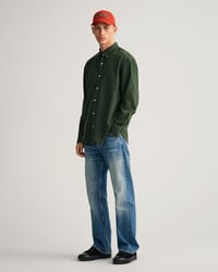 Relaxed Fit Garment-Dyed Lyocell Shirt
