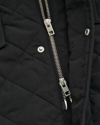 Quilted Windcheater Mid-Length Jacket