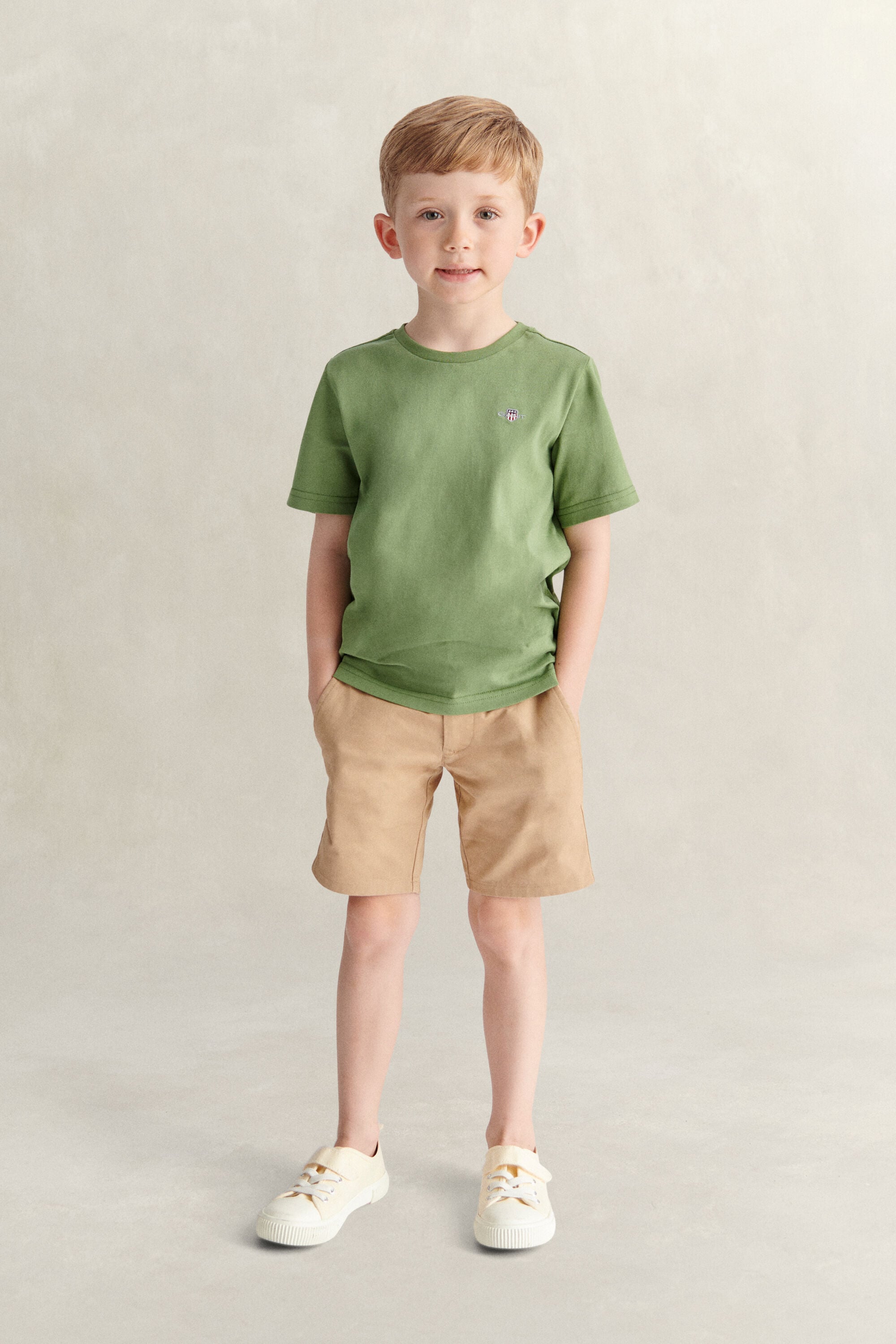 Kids Shield T-Shirt — HERB GREEN