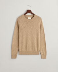 Cotton Linen Crew Neck Sweater