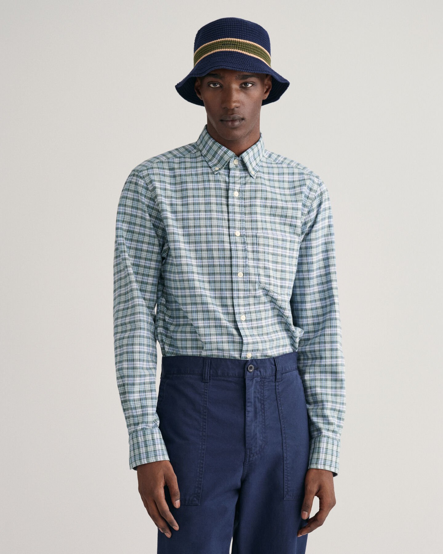 Regular Fit Checked Archive Oxford Shirt