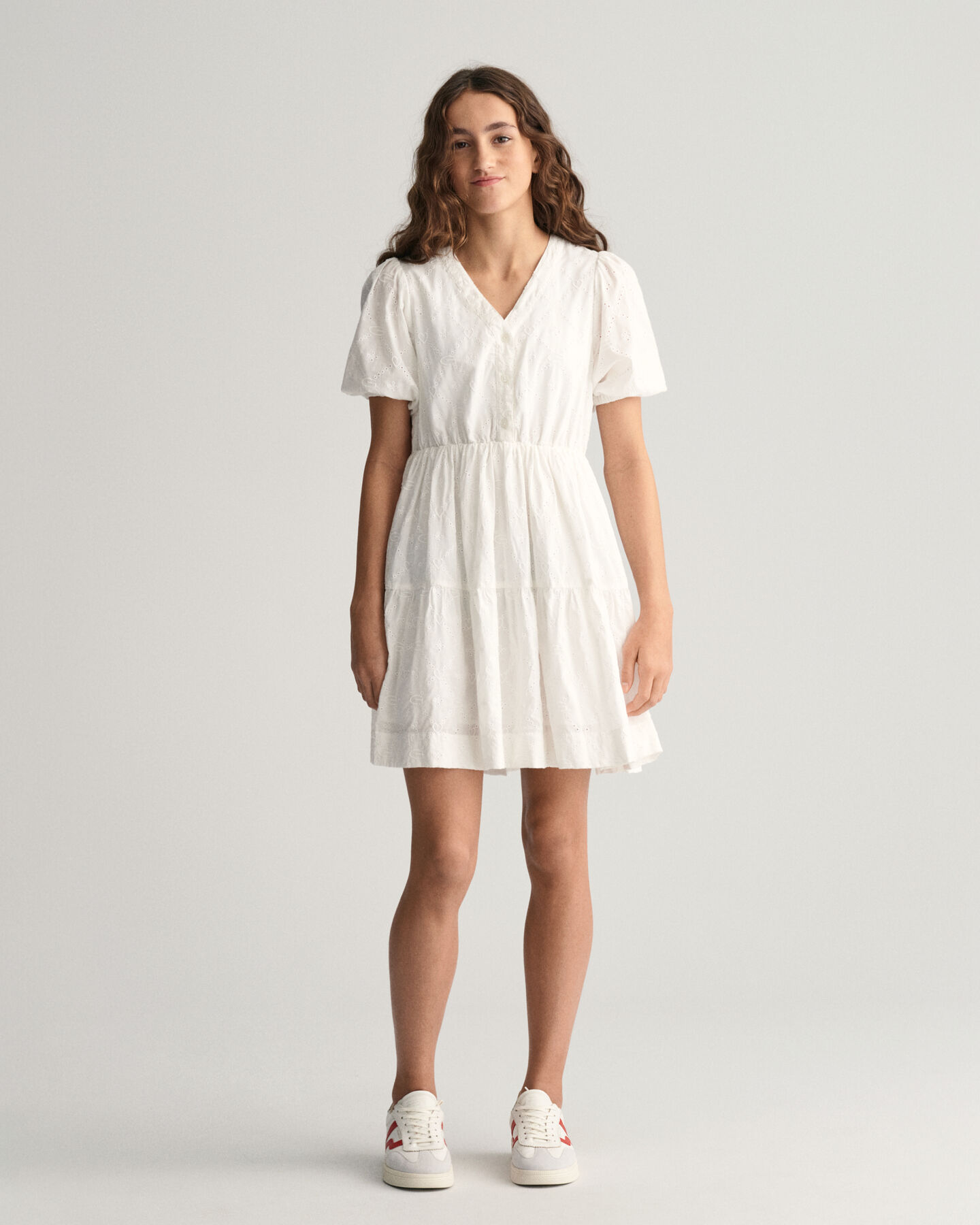 Teen Girls Broderie Anglaise Dress