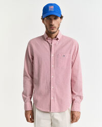 Regular Fit Striped Seersucker Shirt
