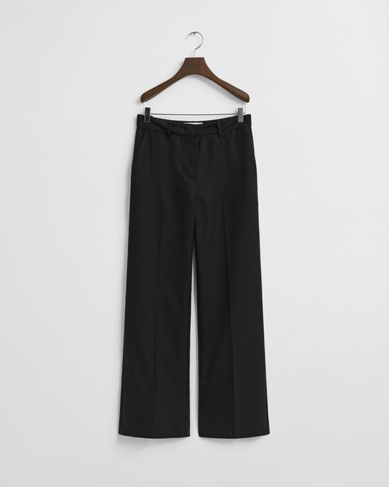 Tailored Wool Blend Pants
