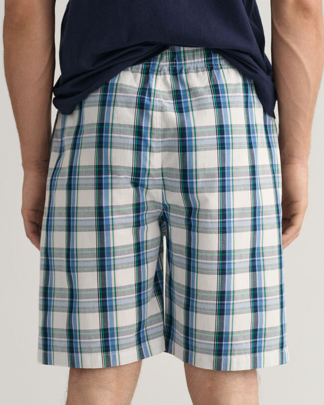 Check Pajama Shorts