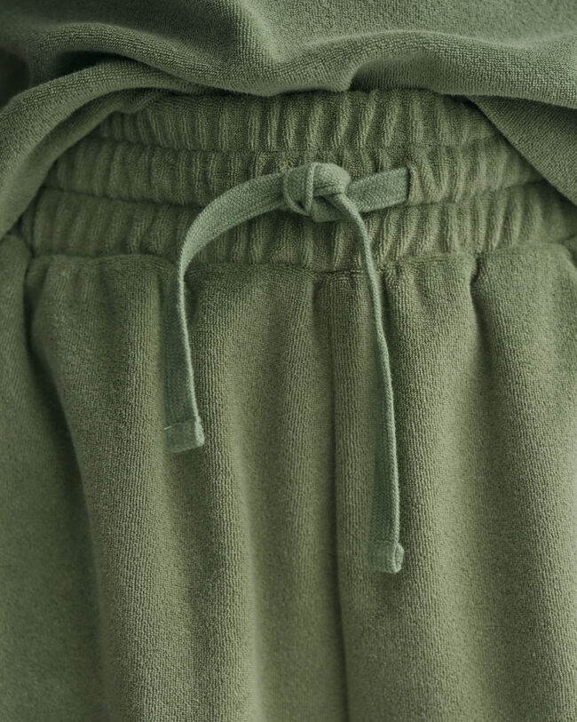 Teen Girls High-Waisted Terry Cloth Shorts