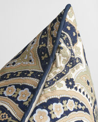 Sateen Paisley Print Cushion