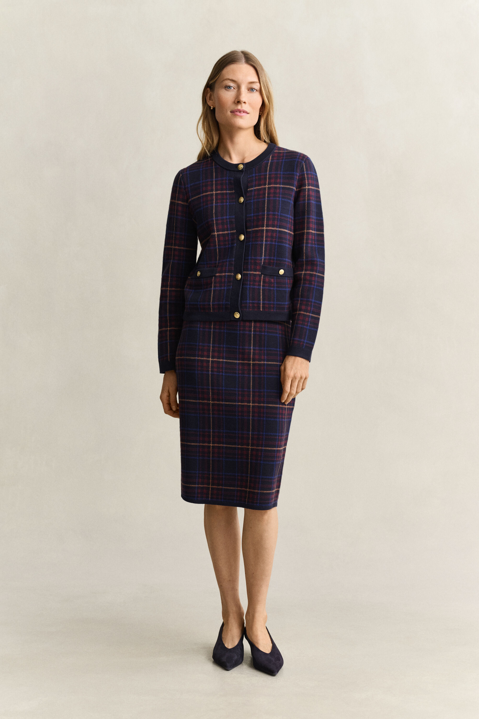 Checked Skirt