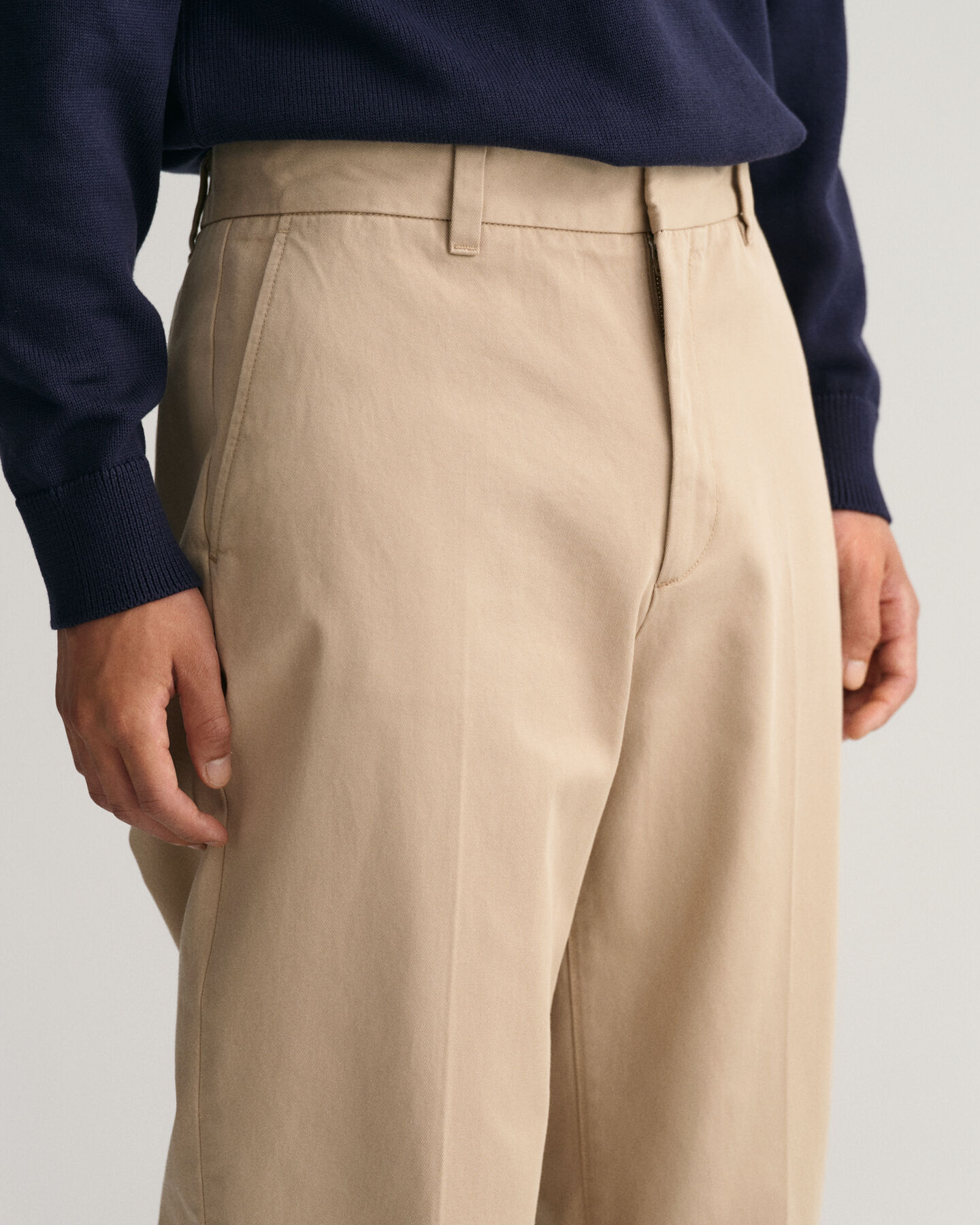 Wide Straight Fit Chinos