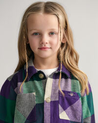 Kids Shield Checked Overshirt