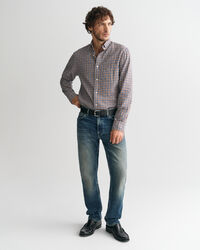 Regular Fit Gingham Light Twill Shirt