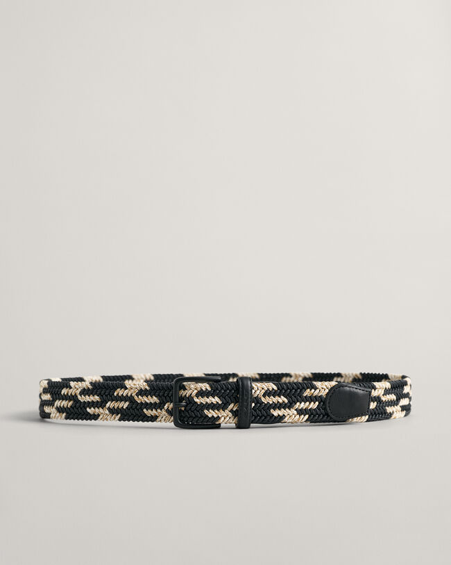 Contrast Braided Elastic Belt