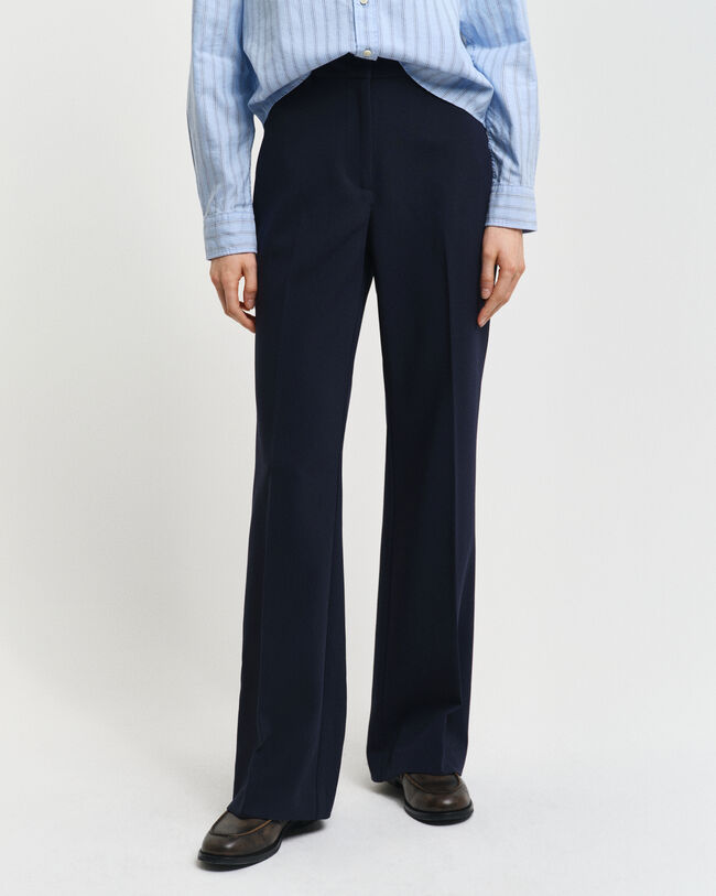 Slim Fit Flared Slacks