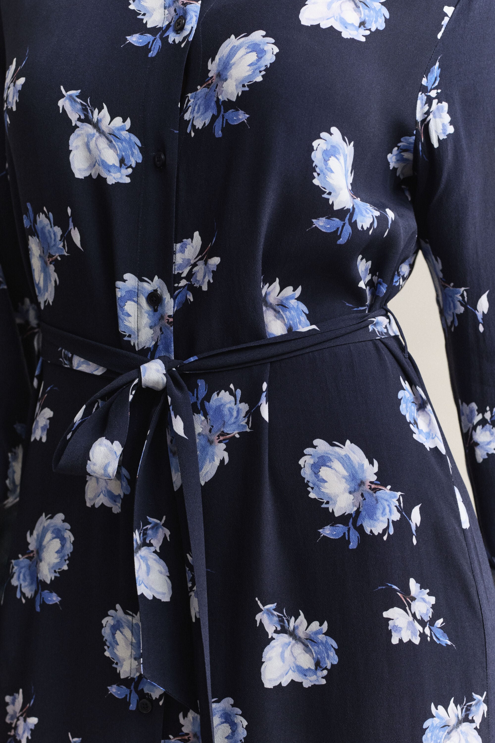 Floral Print Shirt Dress