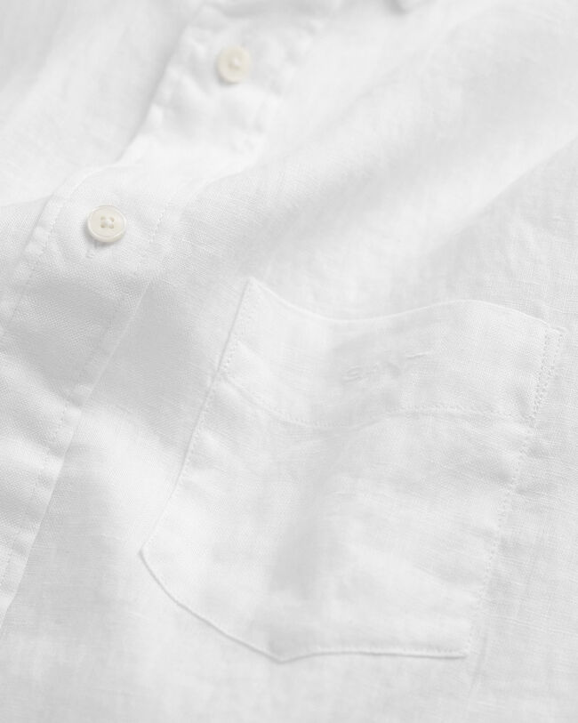 Regular Fit Linen Short Sleeve Shirt