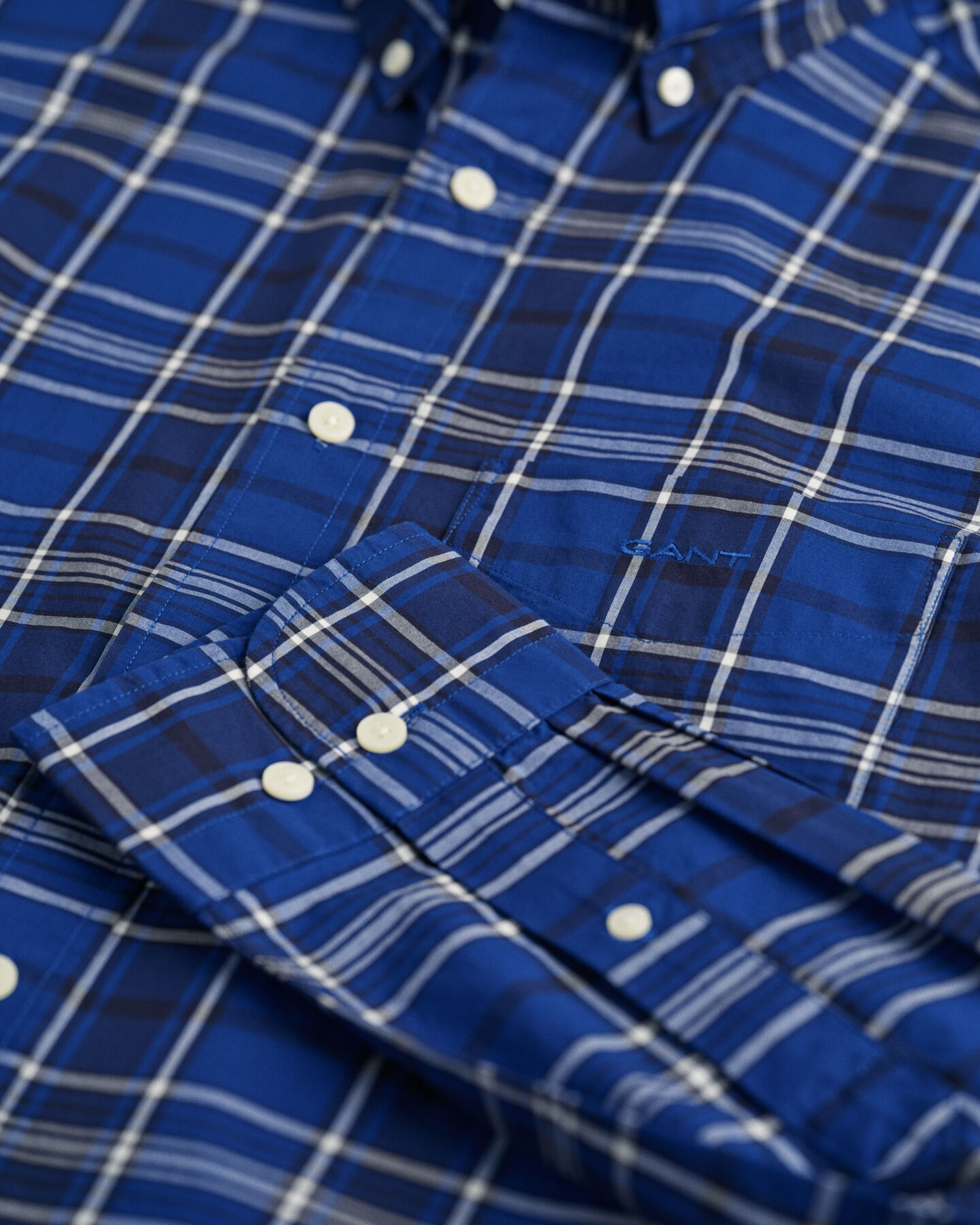 Regular Fit Checked Poplin Shirt