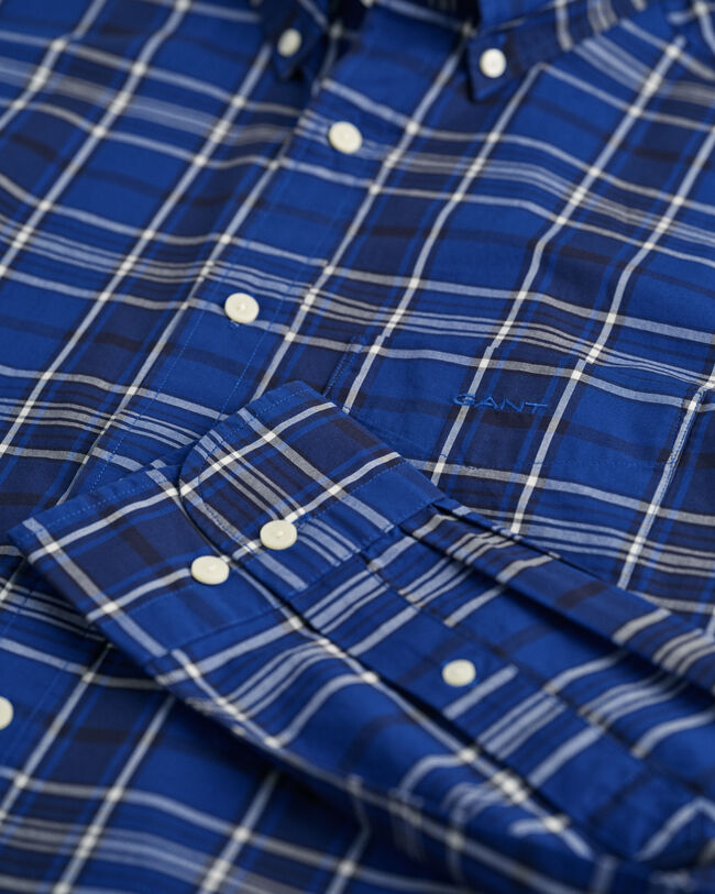 Regular Fit Checked Poplin Shirt