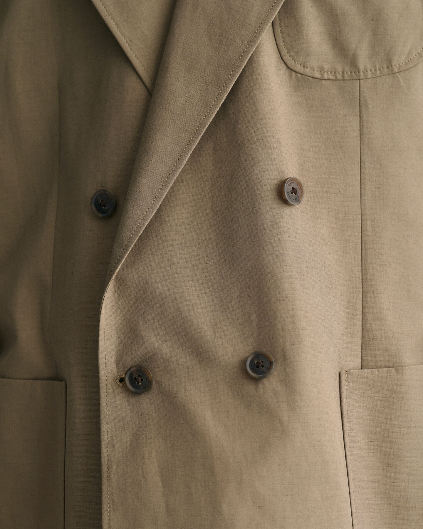 Oversized Double Breasted Safari Suit Blazer