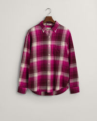 Relaxed Fit Checked Heavy Flannel Shirt