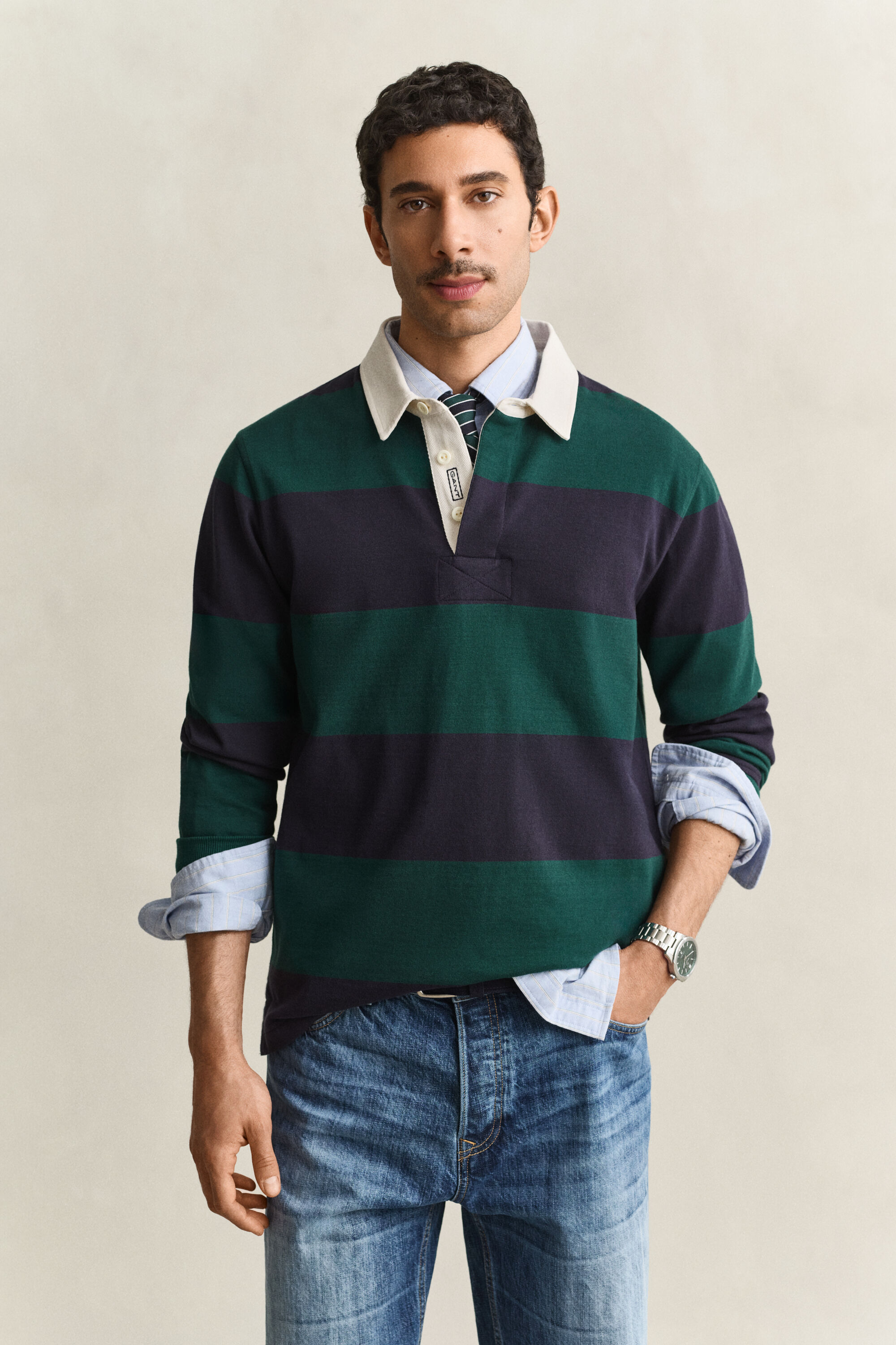 Striped Heavy Rugger