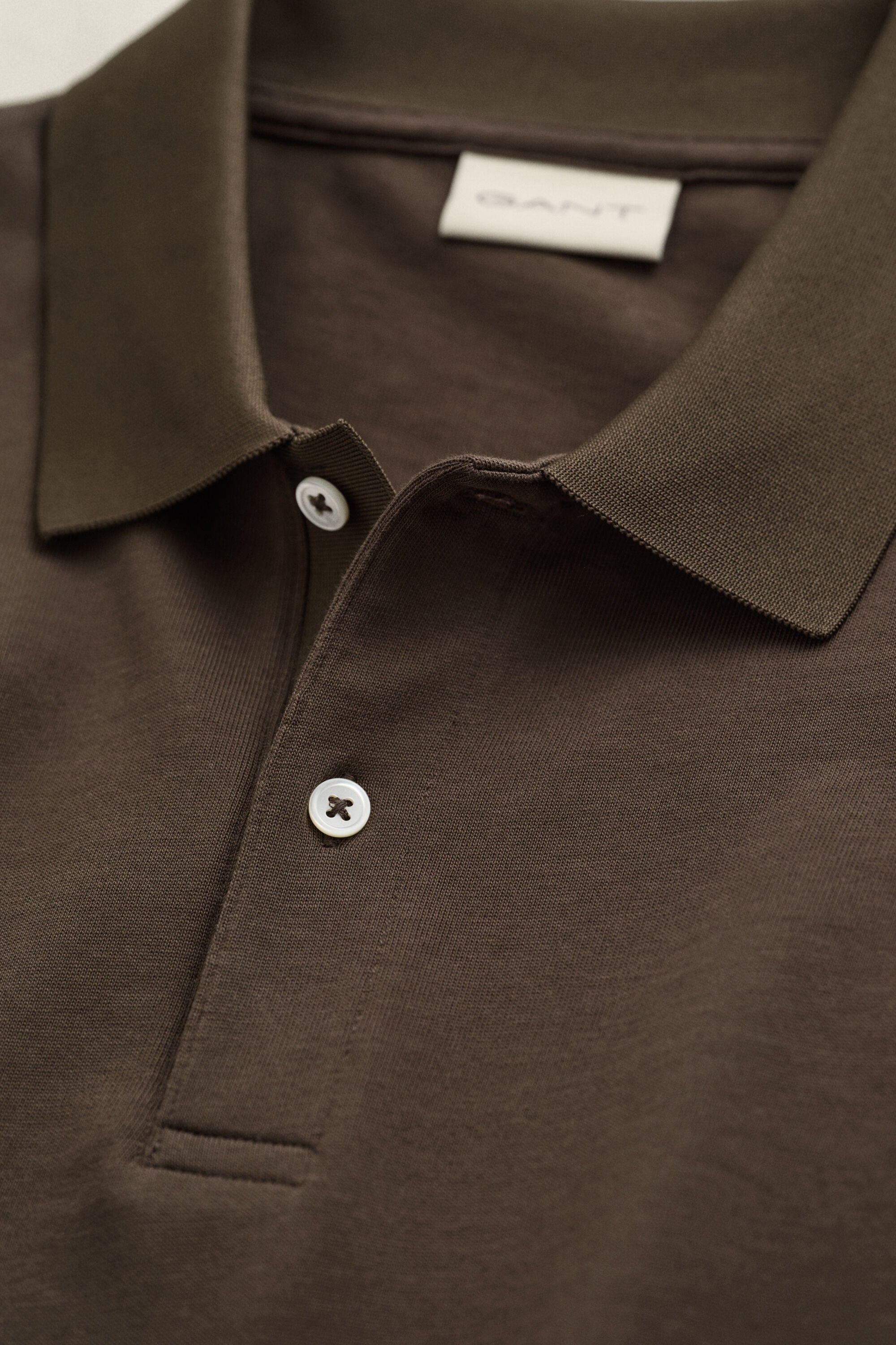 Long Sleeve Pima Cotton Polo Shirt
