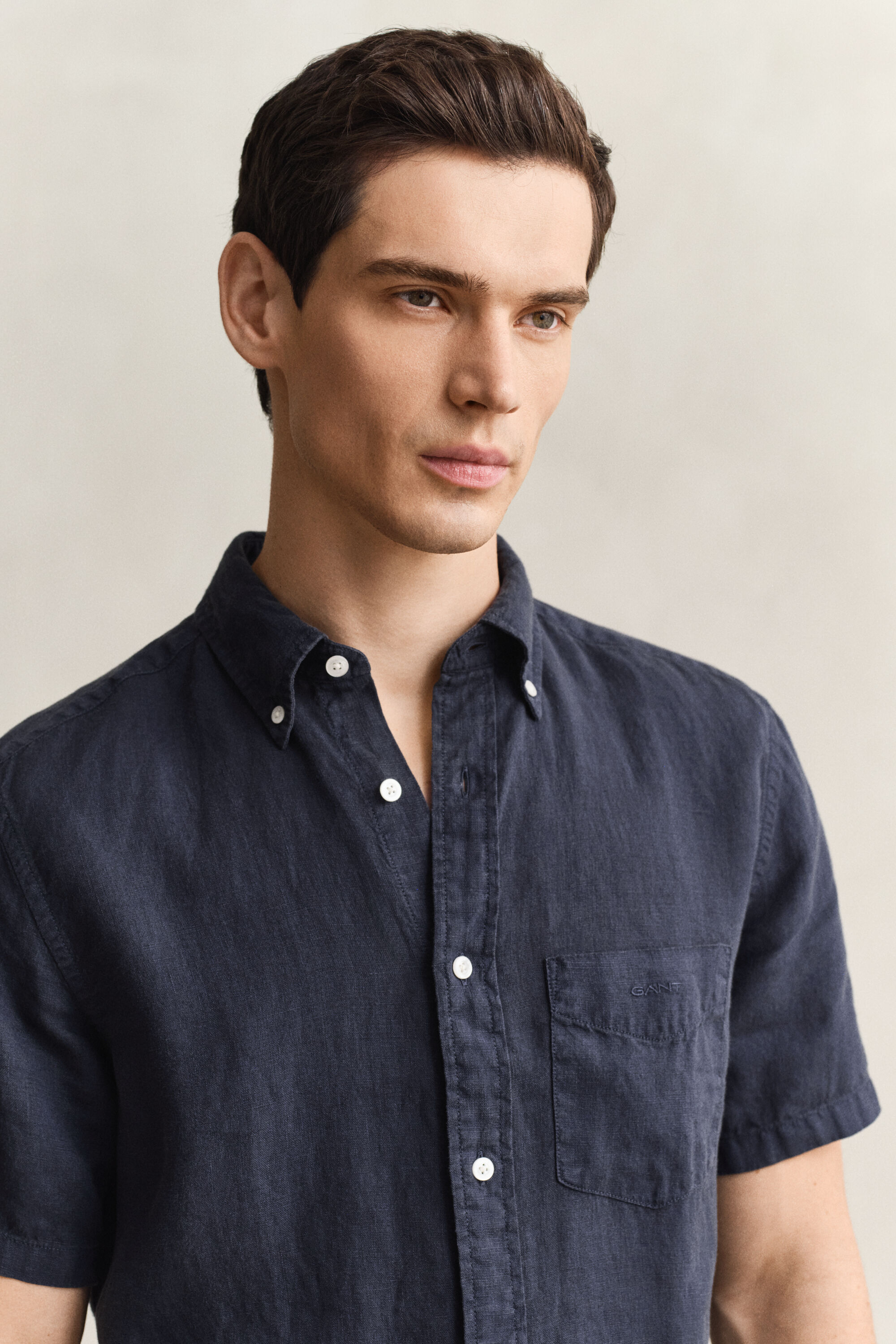 Short Sleeve Linen Shirt
