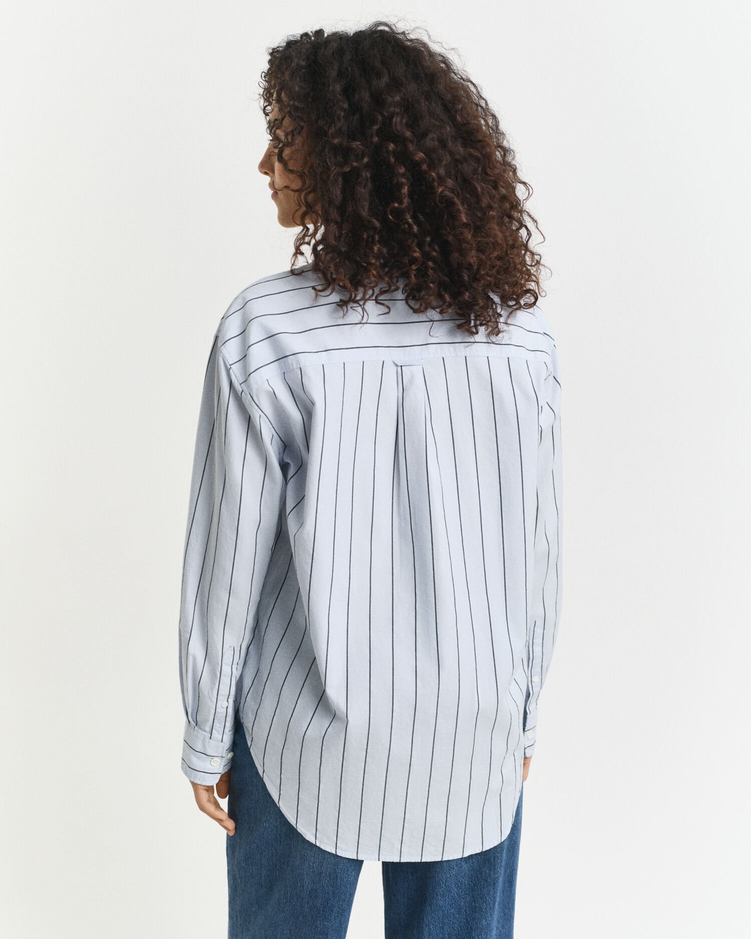 Relaxed Fit Striped Luxury Oxford Shirt