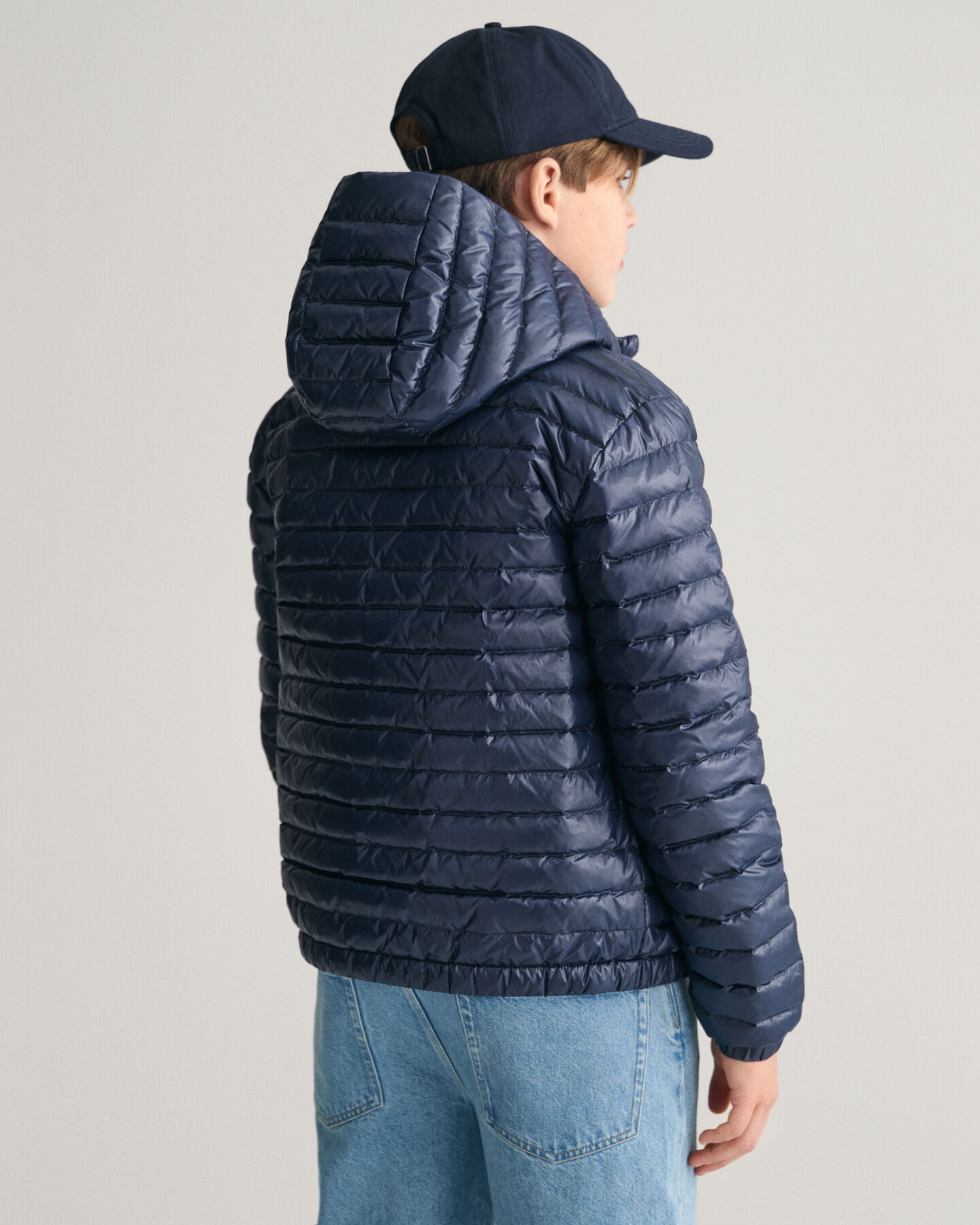 Teens Shiny Lightweight Padded Down Jacket