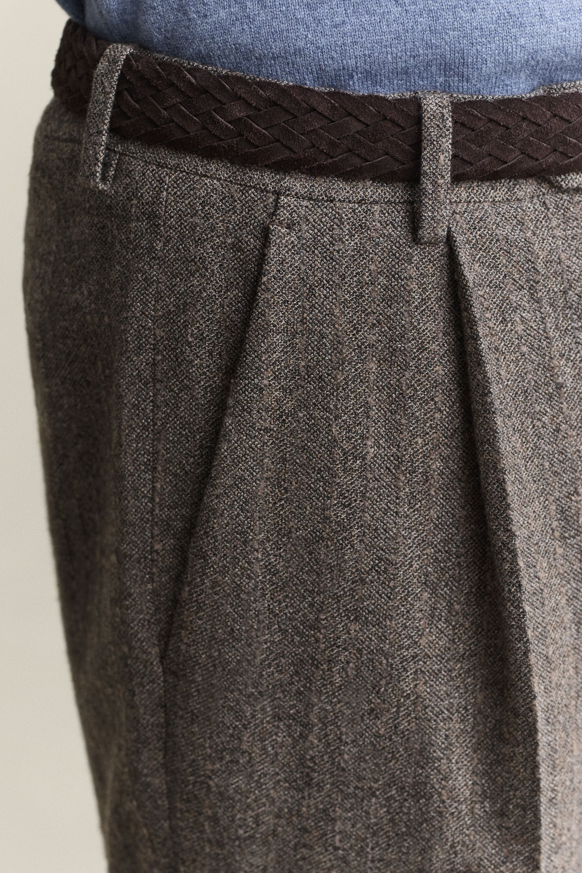 Pinstriped Suit Pants