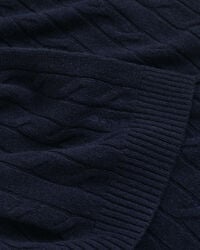 Cable Knit Wool Scarf