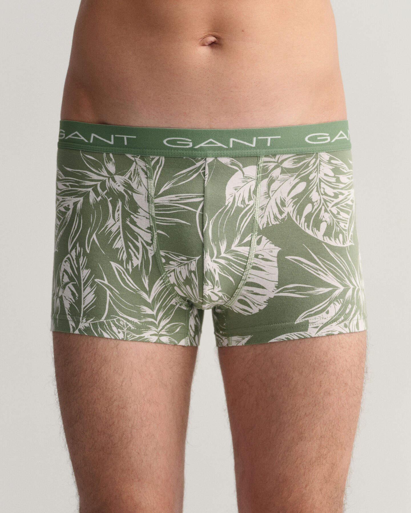 3-Pack Tropical Leaves Print Trunks