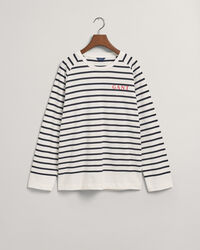 Logo Striped Long Sleeve T-Shirt