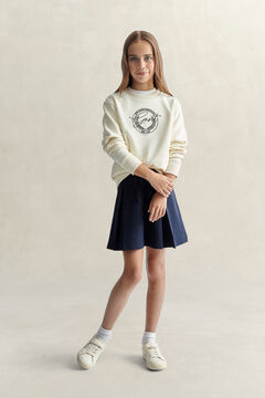 Teen Girls Graphic Sweatshirt — CREAM 6