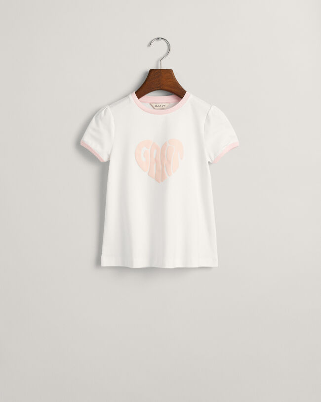 Girls Heart Graphic T-Shirt