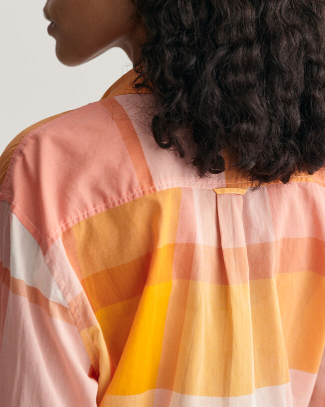 Relaxed Fit Madras Check Shirt