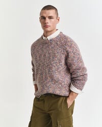 Multicolored Crew Neck Sweater