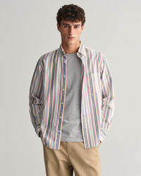 Regular Fit Striped Archive Oxford Shirt 