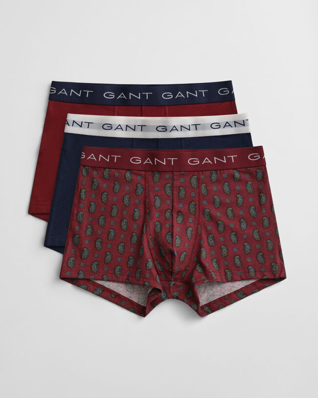 3-Pack Paisley Print Trunks Gift Box