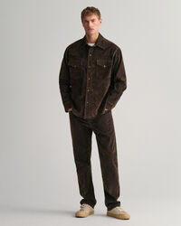 Relaxed Fit Flocked Velvet Jeans