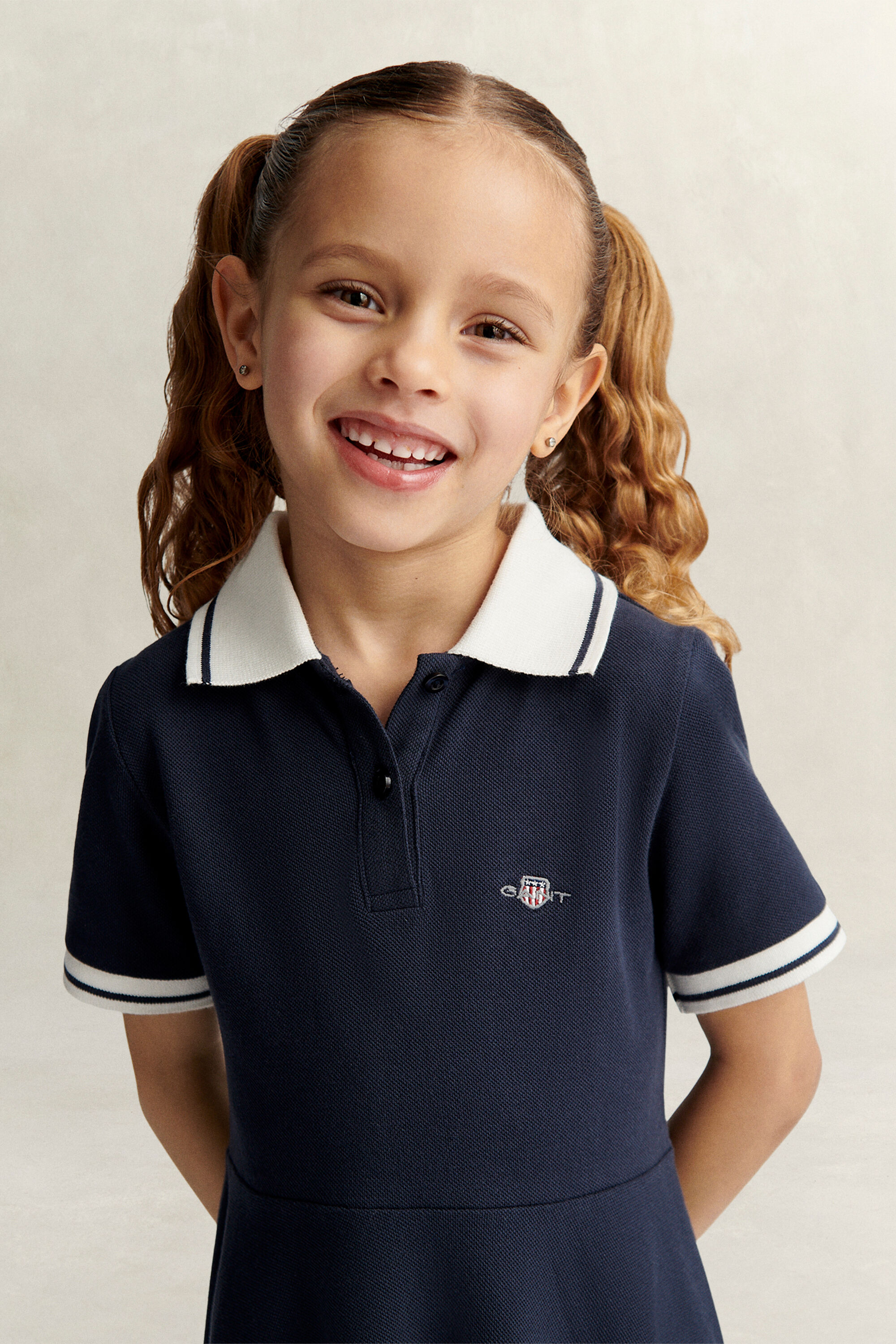 Girls Shield Polo Dress