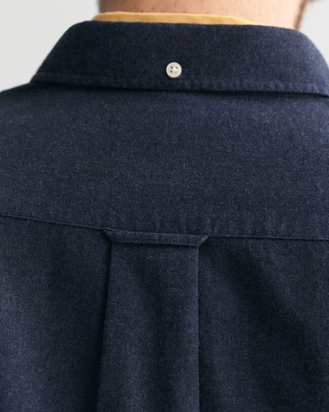 Regular Fit Flannel Melange Shirt