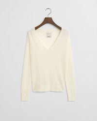 Extra Fine Merino Wool V-Neck Sweater