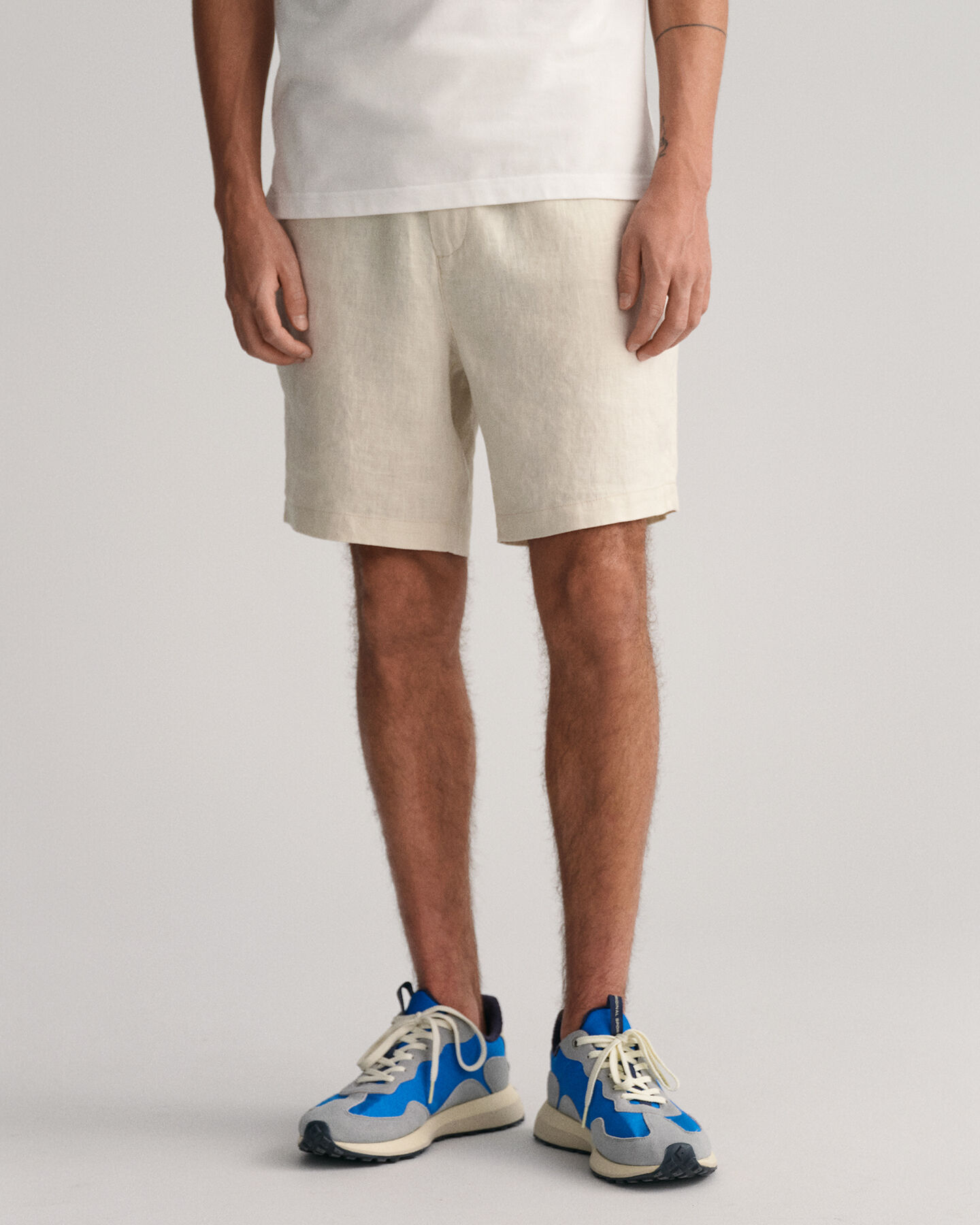 Linen Drawstring Shorts