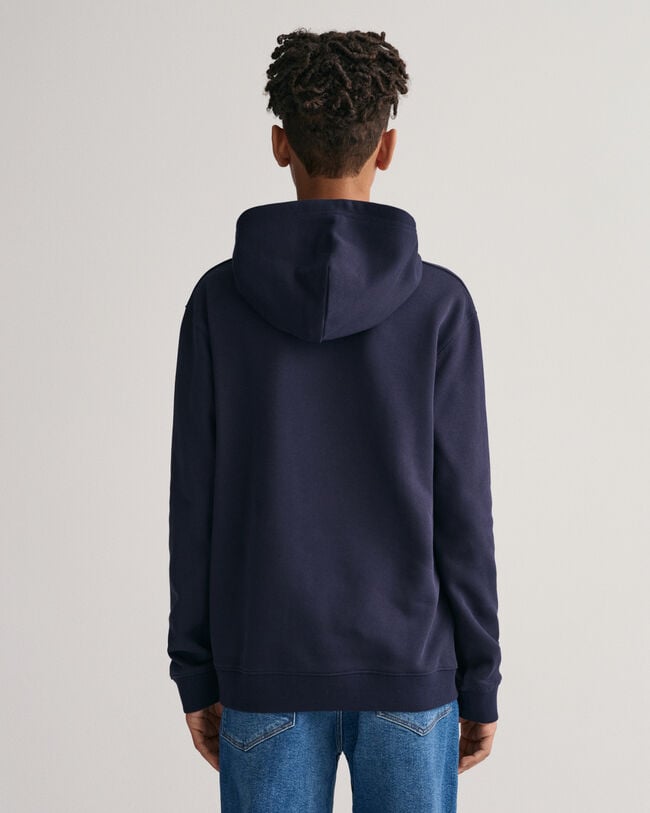 Teens Contrast Shield Hoodie
