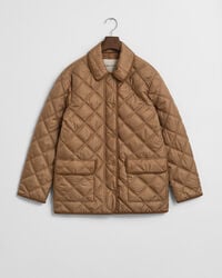 Quilted Corduroy Trim Jacket